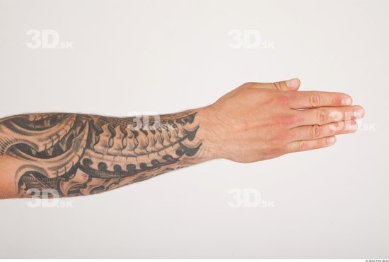 Hand Whole Body Man Animation references Tattoo Casual Average Studio photo references