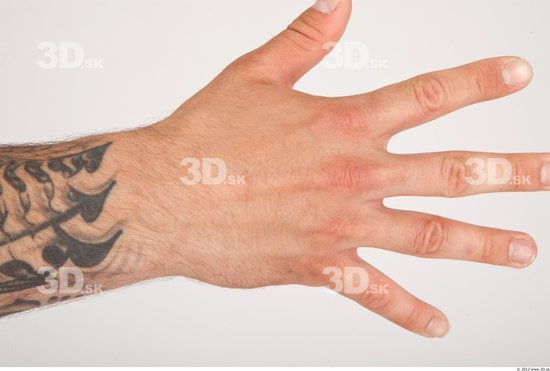 Hand Whole Body Man Animation references Tattoo Casual Average Studio photo references