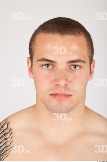 Whole Body Head Man Animation references Casual Average Studio photo references