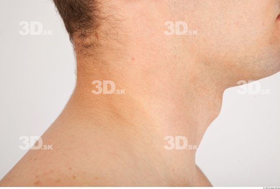 Neck Whole Body Man Animation references Nude Casual Average Studio photo references