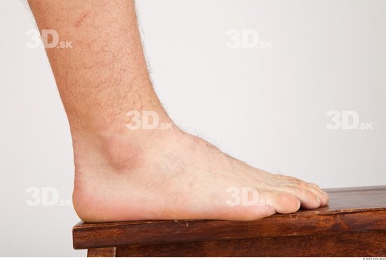 Foot Whole Body Man Animation references Nude Casual Average Studio photo references