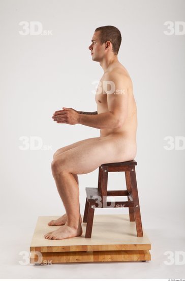 Whole Body Man Artistic poses White Nude Average