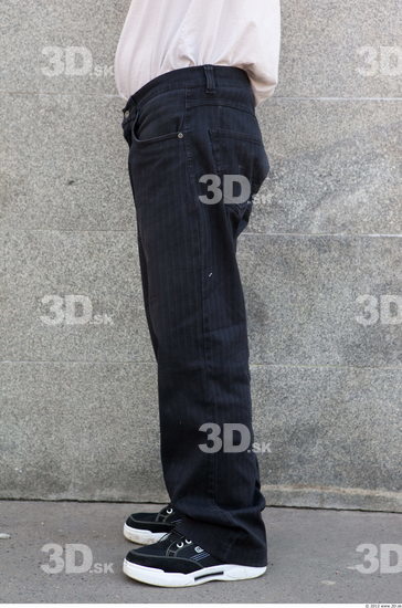 Leg Head Man Casual Trousers Slim Street photo references