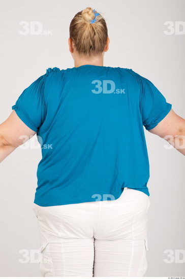 Upper Body Whole Body Woman Animation references Casual Shirt T shirt Overweight Studio photo references