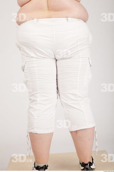 Leg Whole Body Woman Animation references Casual Shorts Overweight Studio photo references