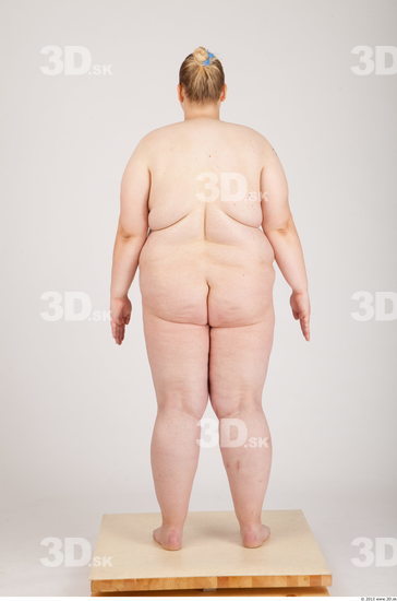 Whole Body Woman Animation references Nude Casual Overweight Studio photo references