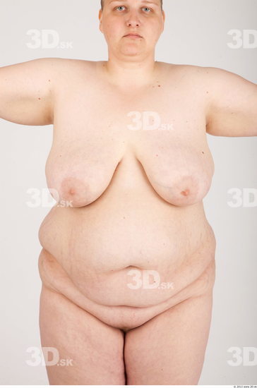 Upper Body Whole Body Woman Animation references Nude Casual Overweight Studio photo references