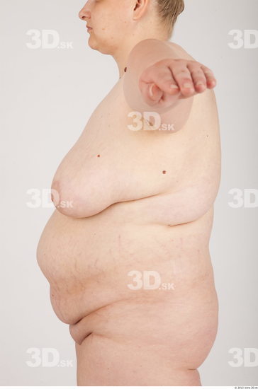 Upper Body Whole Body Woman Animation references Nude Casual Overweight Studio photo references