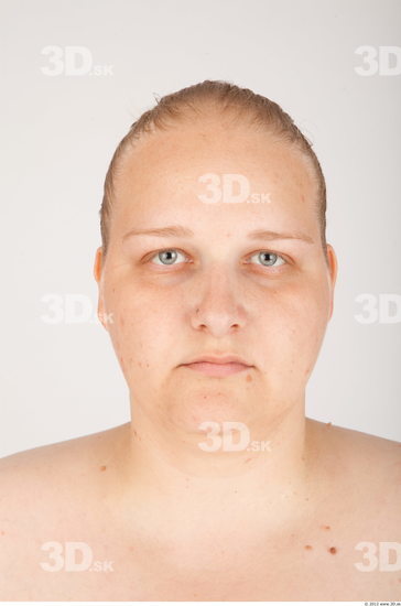 Whole Body Head Woman Animation references Casual Overweight Studio photo references