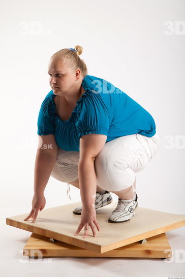 Whole Body Woman Other White Casual Overweight