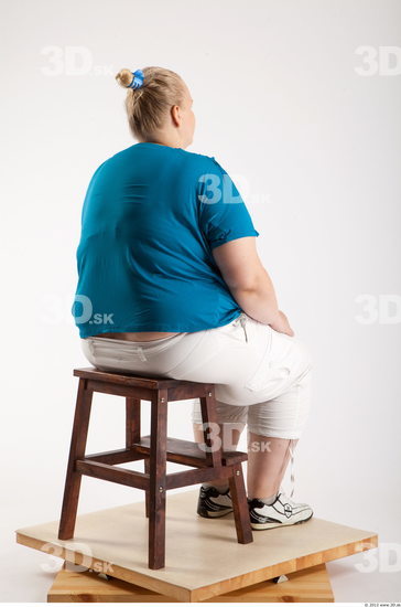 Whole Body Woman Artistic poses White Casual Overweight