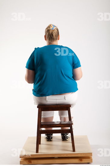 Whole Body Woman Artistic poses White Casual Overweight