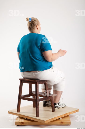 Whole Body Woman Artistic poses White Casual Overweight