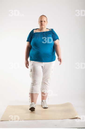 Whole Body Woman Animation references White Casual Overweight