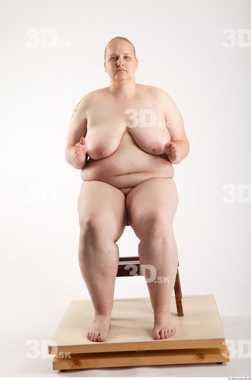 Whole Body Woman Artistic poses White Nude Overweight