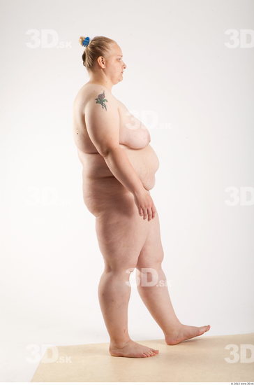 Whole Body Woman Animation references White Nude Overweight