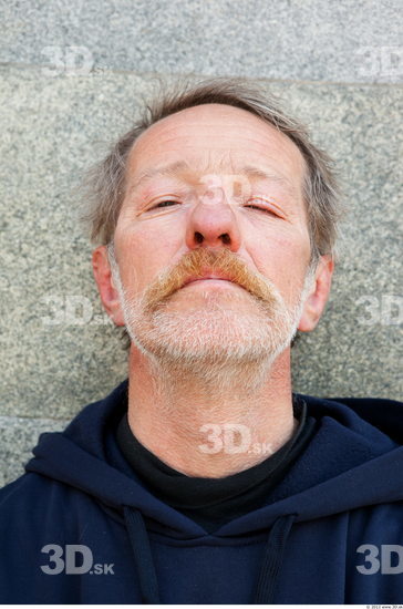 Head Man Casual Average Bearded Street photo references