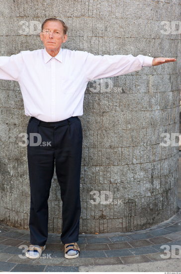 Whole Body Man T poses Formal Slim Average Street photo references