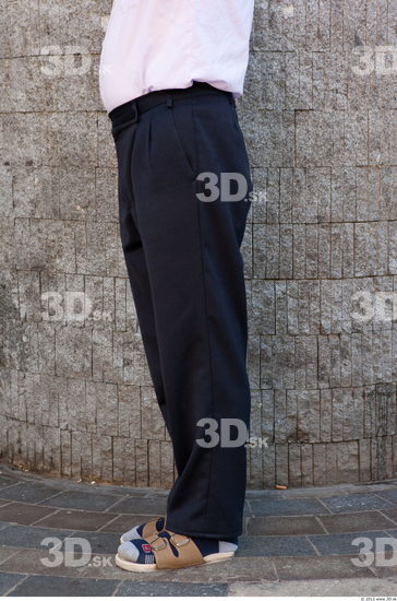 Leg Man Formal Trousers Slim Average Street photo references
