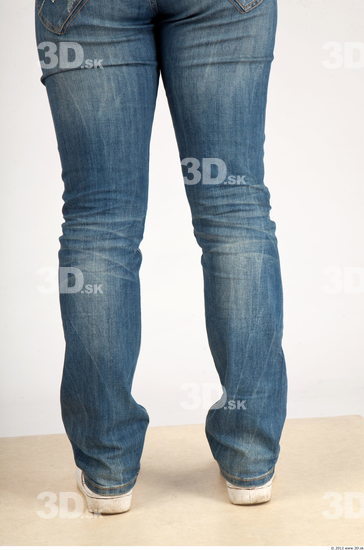 Calf Whole Body Woman Animation references Casual Jeans Average Studio photo references