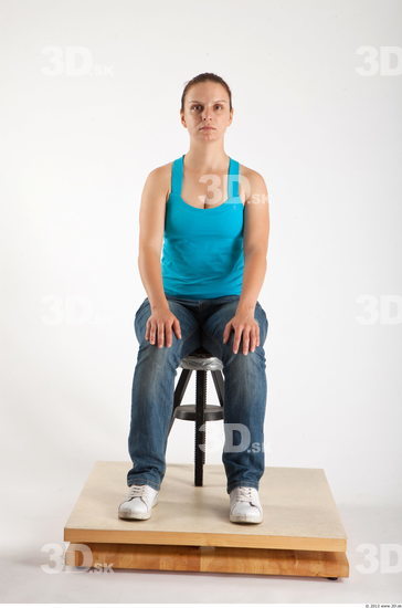 Whole Body Woman Artistic poses White Casual Average