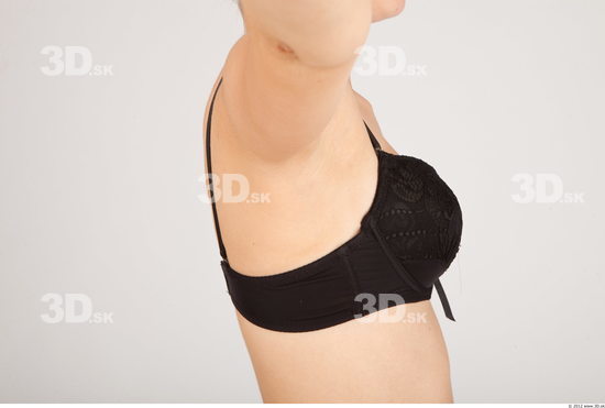 Upper Body Whole Body Woman Animation references Casual Underwear Bra Slim Studio photo references
