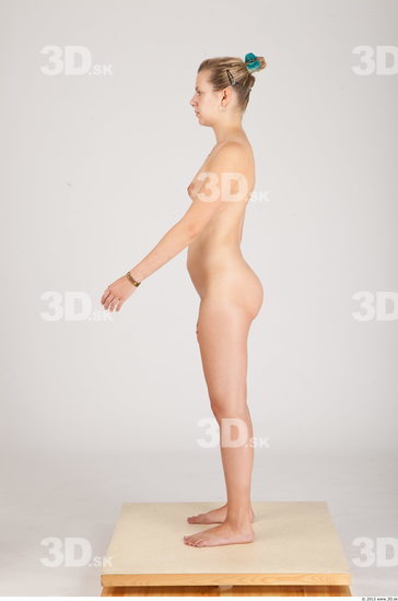 Whole Body Woman Animation references Nude Casual Slim Studio photo references