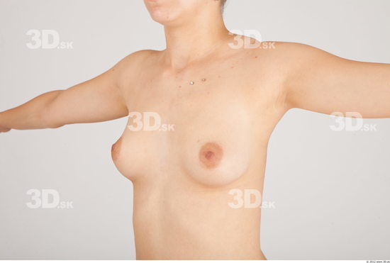 Whole Body Breast Woman Animation references Nude Casual Slim Studio photo references