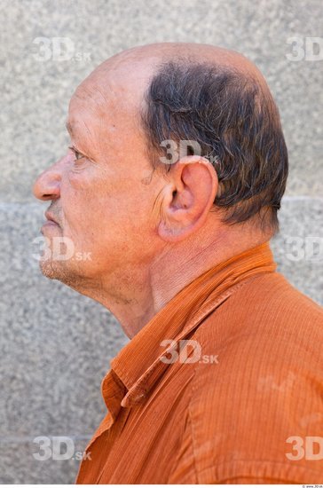 Head Man Casual Average Bald Street photo references