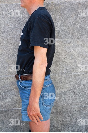 Arm Head Man Casual Shirt T shirt Average Street photo references