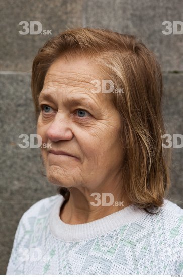 Head Woman Casual Average Wrinkles Street photo references