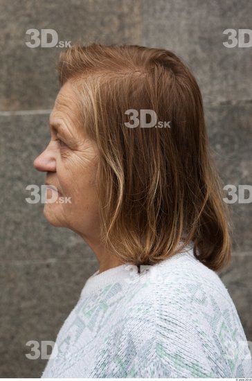 Head Woman Casual Average Wrinkles Street photo references