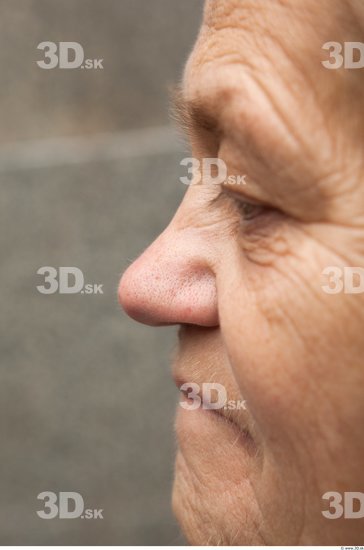 Nose Head Woman Casual Average Wrinkles Street photo references