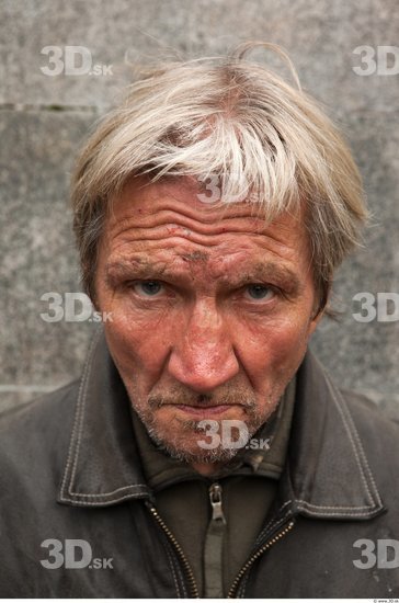 Head Man Casual Average Wrinkles Street photo references