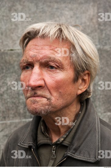 Head Man Casual Average Wrinkles Street photo references