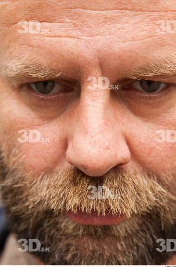 Nose Man White Average Bearded