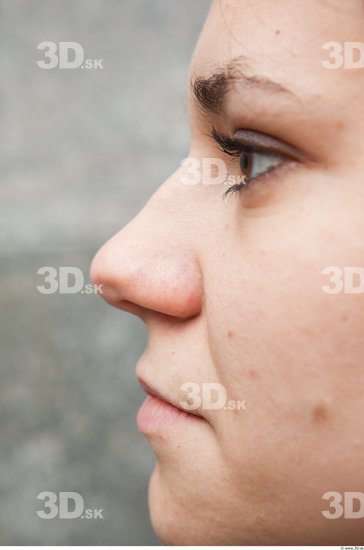 Nose Woman Casual Average Street photo references