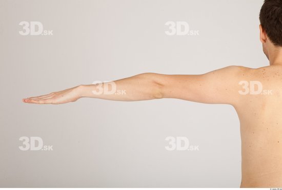 Arm Whole Body Man Animation references Nude Casual Athletic Studio photo references