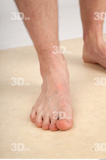 Foot Whole Body Man Animation references Nude Casual Athletic Studio photo references