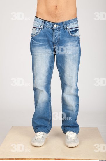 Leg Whole Body Man Animation references Casual Jeans Athletic Studio photo references