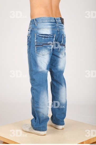 Leg Whole Body Man Animation references Casual Jeans Athletic Studio photo references