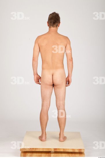 Whole Body Man Animation references Nude Casual Athletic Studio photo references