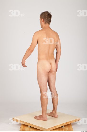 Whole Body Man Animation references Nude Casual Athletic Studio photo references