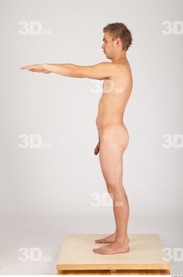 Whole Body Man Animation references Nude Casual Athletic Studio photo references