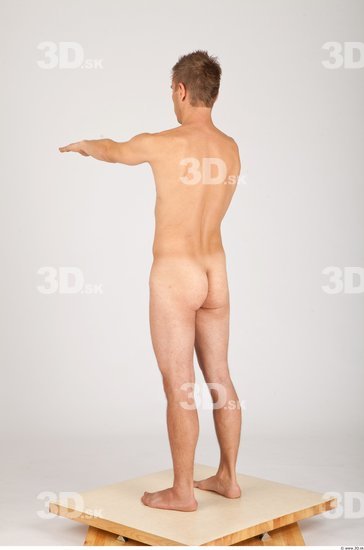 Whole Body Man Animation references Nude Casual Athletic Studio photo references