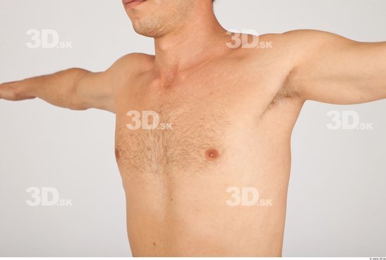 Chest Whole Body Man Animation references Nude Casual Athletic Studio photo references