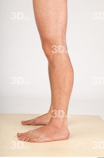 Calf Whole Body Man Animation references Nude Casual Athletic Studio photo references