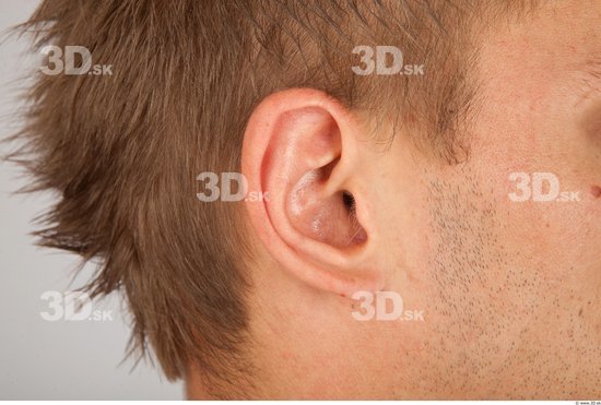 Ear Whole Body Man Animation references Casual Athletic Studio photo references