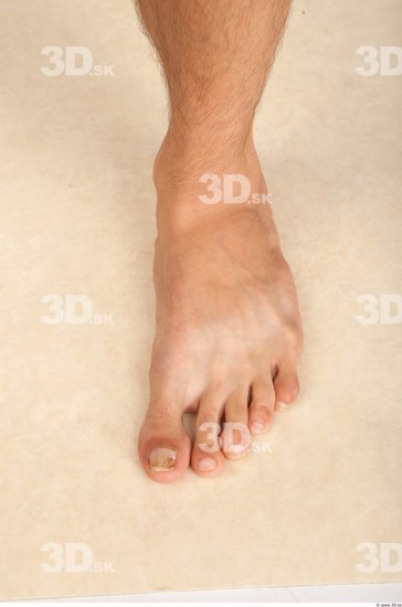 Foot Whole Body Man Animation references Nude Casual Athletic Studio photo references