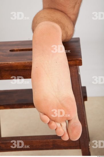 Foot Whole Body Man Animation references Nude Casual Athletic Studio photo references